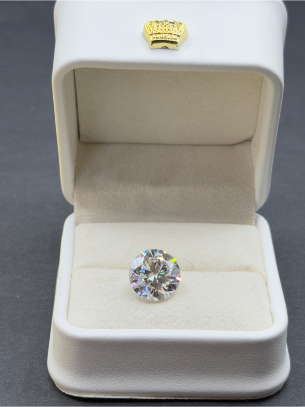 6ct big Moissanite vvs1 color D round loose stone 12mm